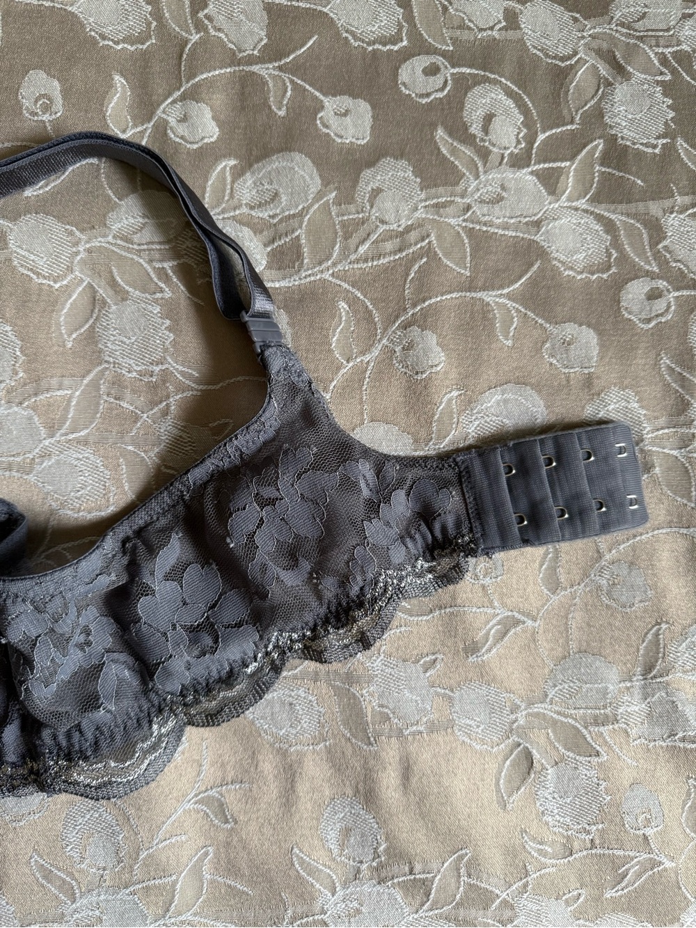 Victoria's Secret Wicked Balconette Lace Underwire Bra - 38C. Silver detail. - Picture 5 of 10